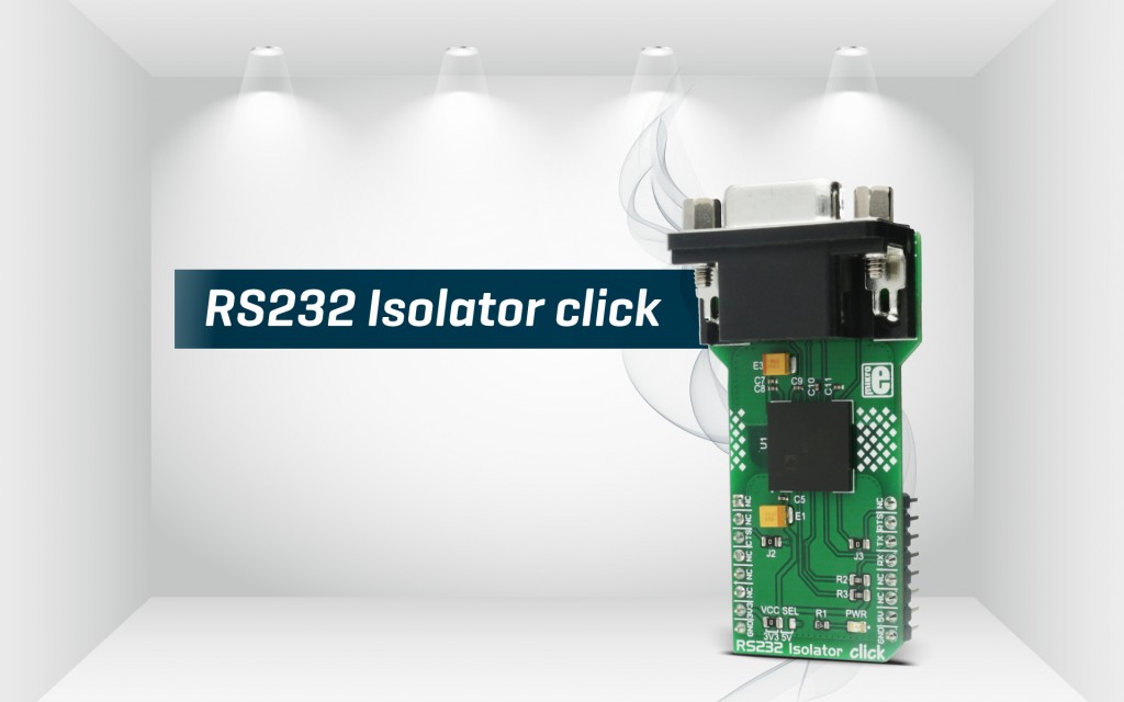 RS232 Isolator click - UART to RS232 conversion with galvanic isolation