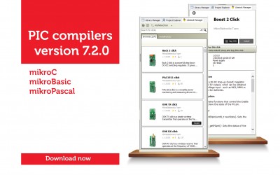 PIC compilers 7.2.0 - Libstock Manager is here!