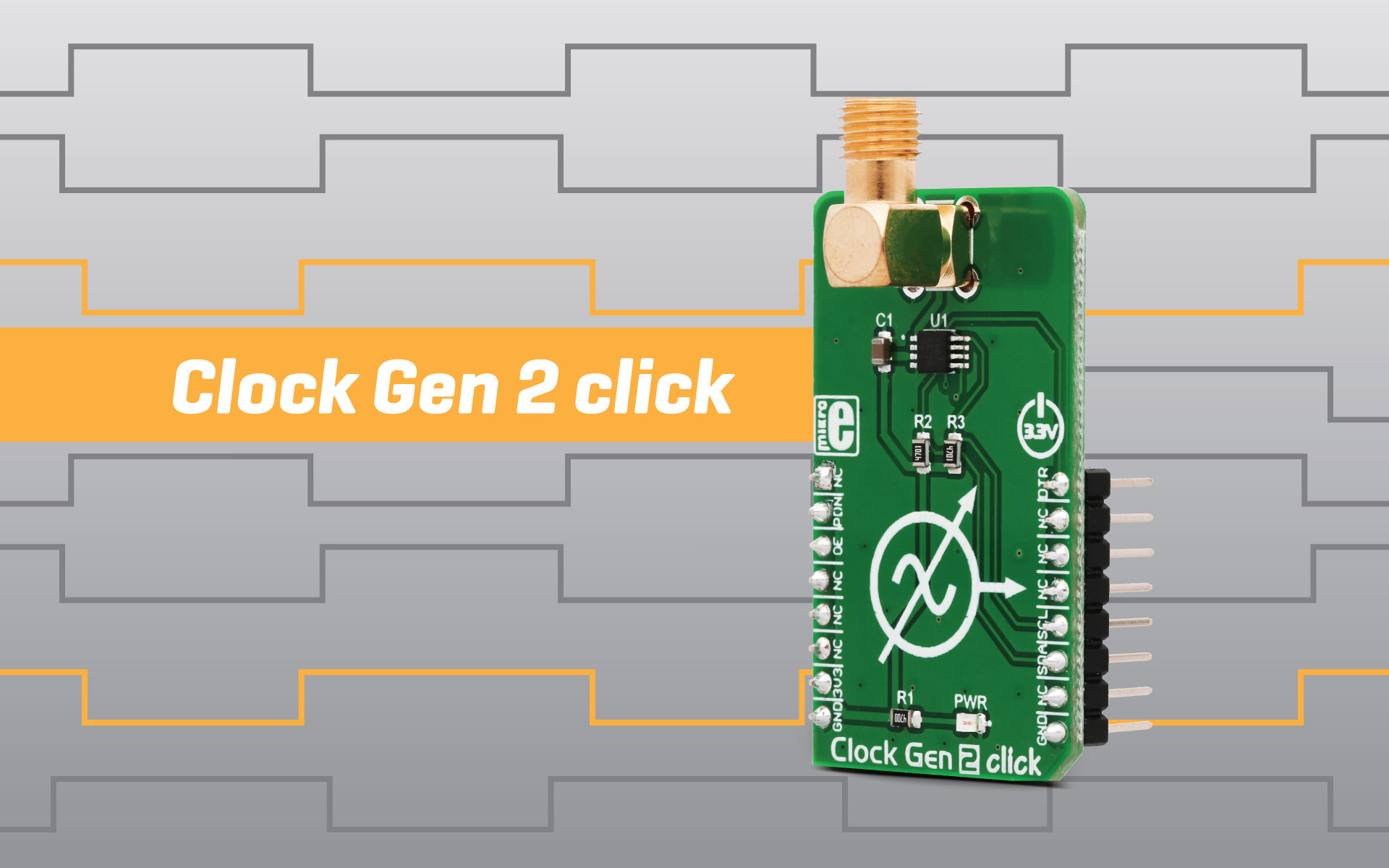 Clock Gen 2 click clock signal generator MIKROE