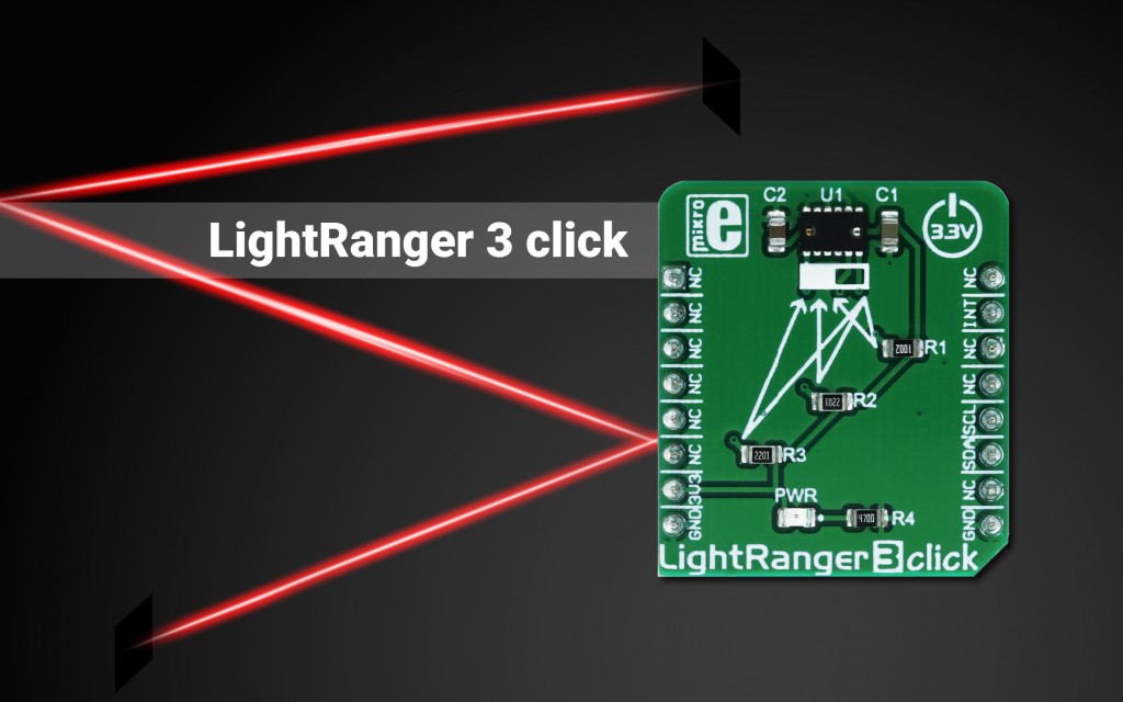 LightRanger 3 Click -  an accurate distance measurement