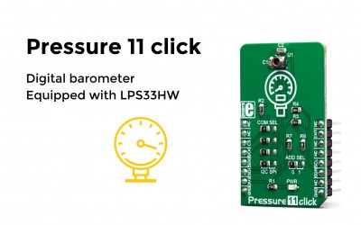 Pressure 11 click, a tool for development of pressure-based applications