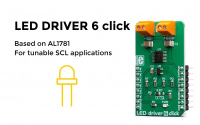 High brightness LED driver 6 click is here