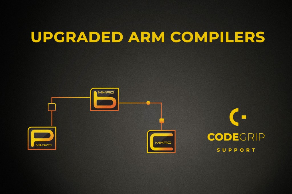 The updated version of Mikroe ARM compilers is now available!