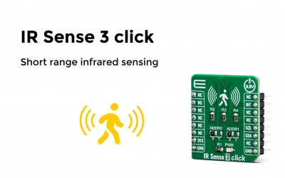 Short range infrared sensing, for human presence detection
