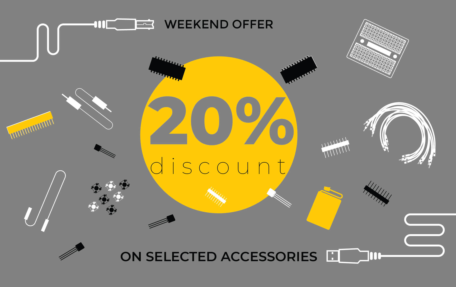 Discount on selected accessories