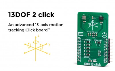 An advanced 13-axis motion tracking Click board™