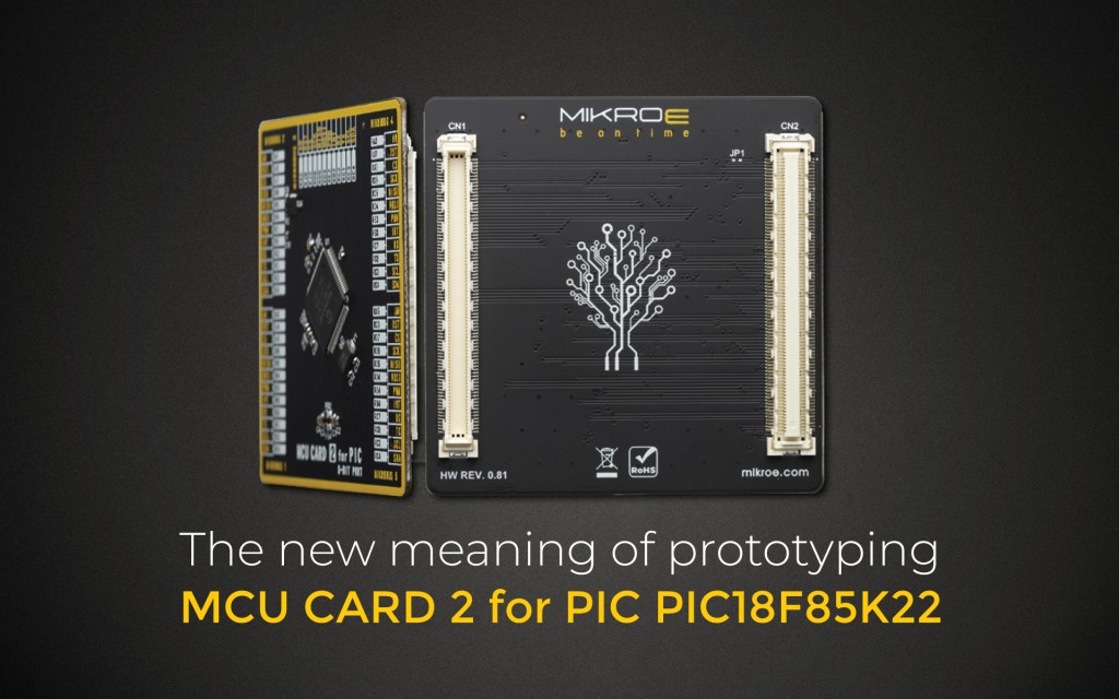 MCU CARD 2 for PIC PIC18F85K22