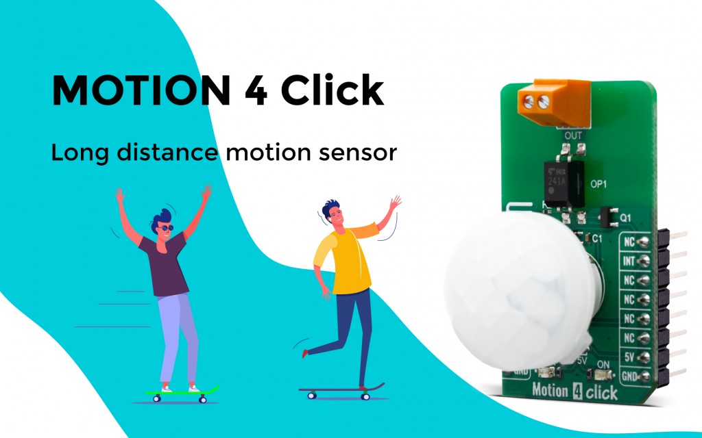 Motion 4 Click using a PIR motion sensor