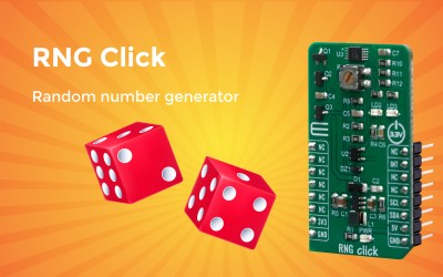 RNG Click presenting a random number generator (RNG) solution
