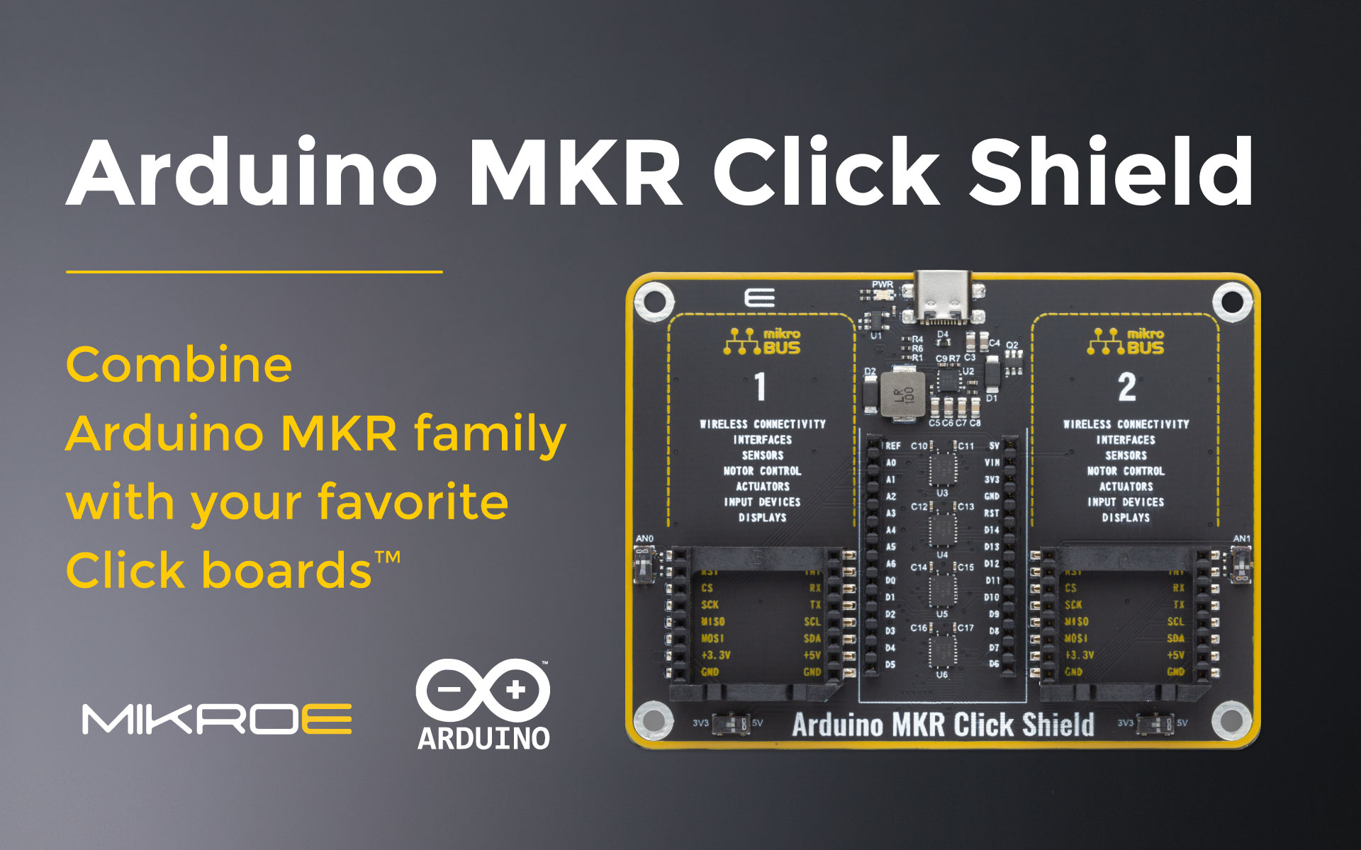 Arduino MKR Click Shield