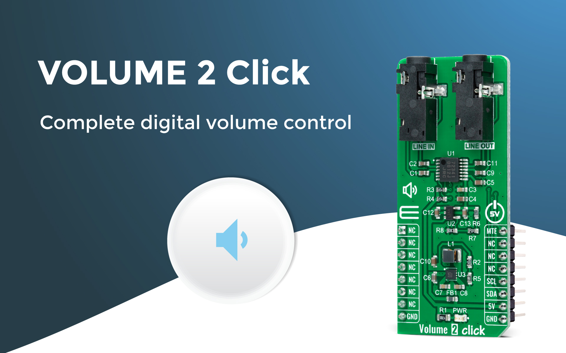 Volume 2 Click | Precision Digital Audio Level Control