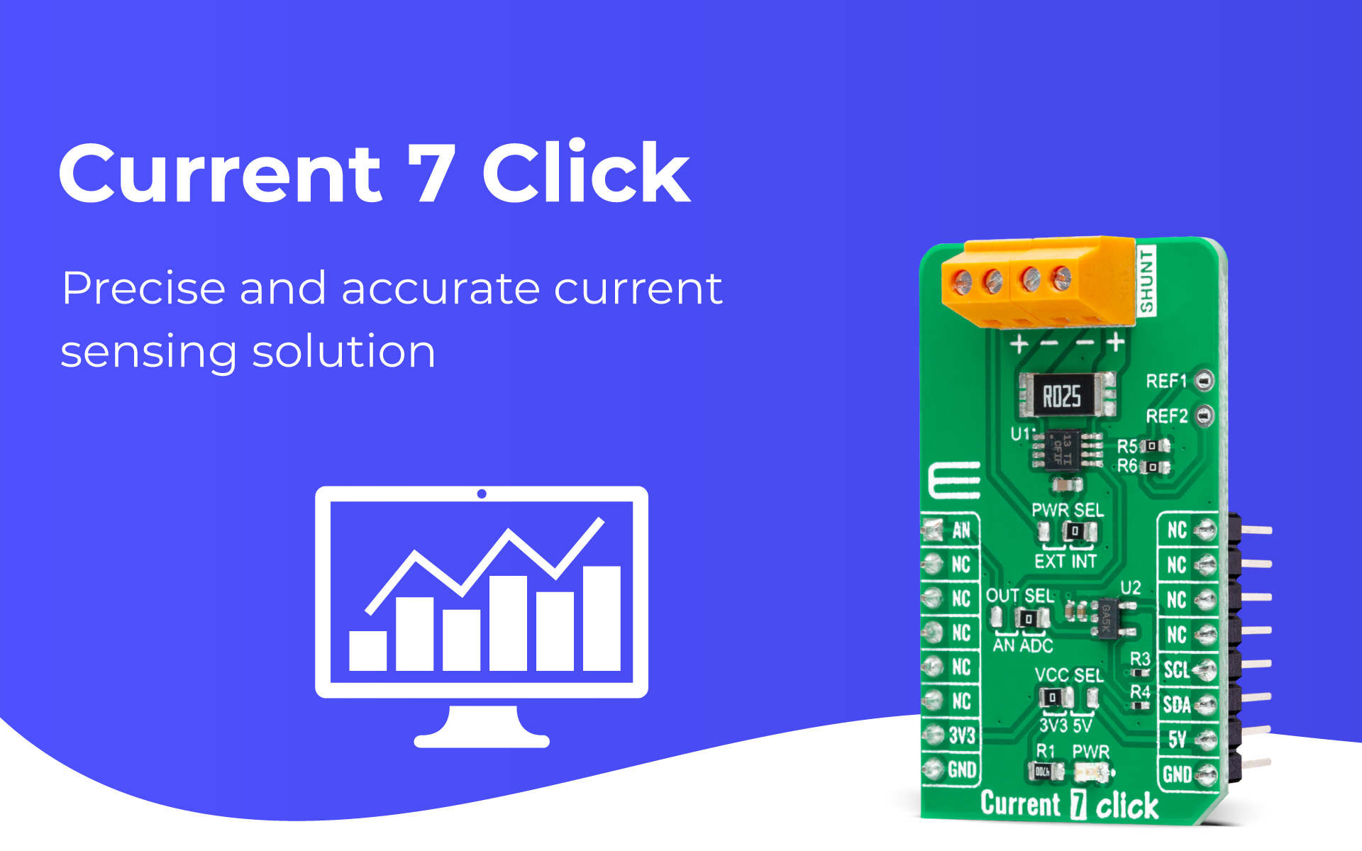Current 7 Click - Current Measurement and Monitoring