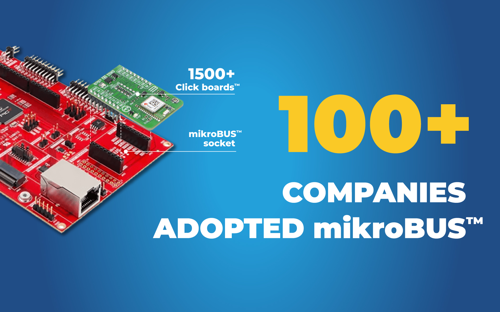 500th board with mikroBUS!