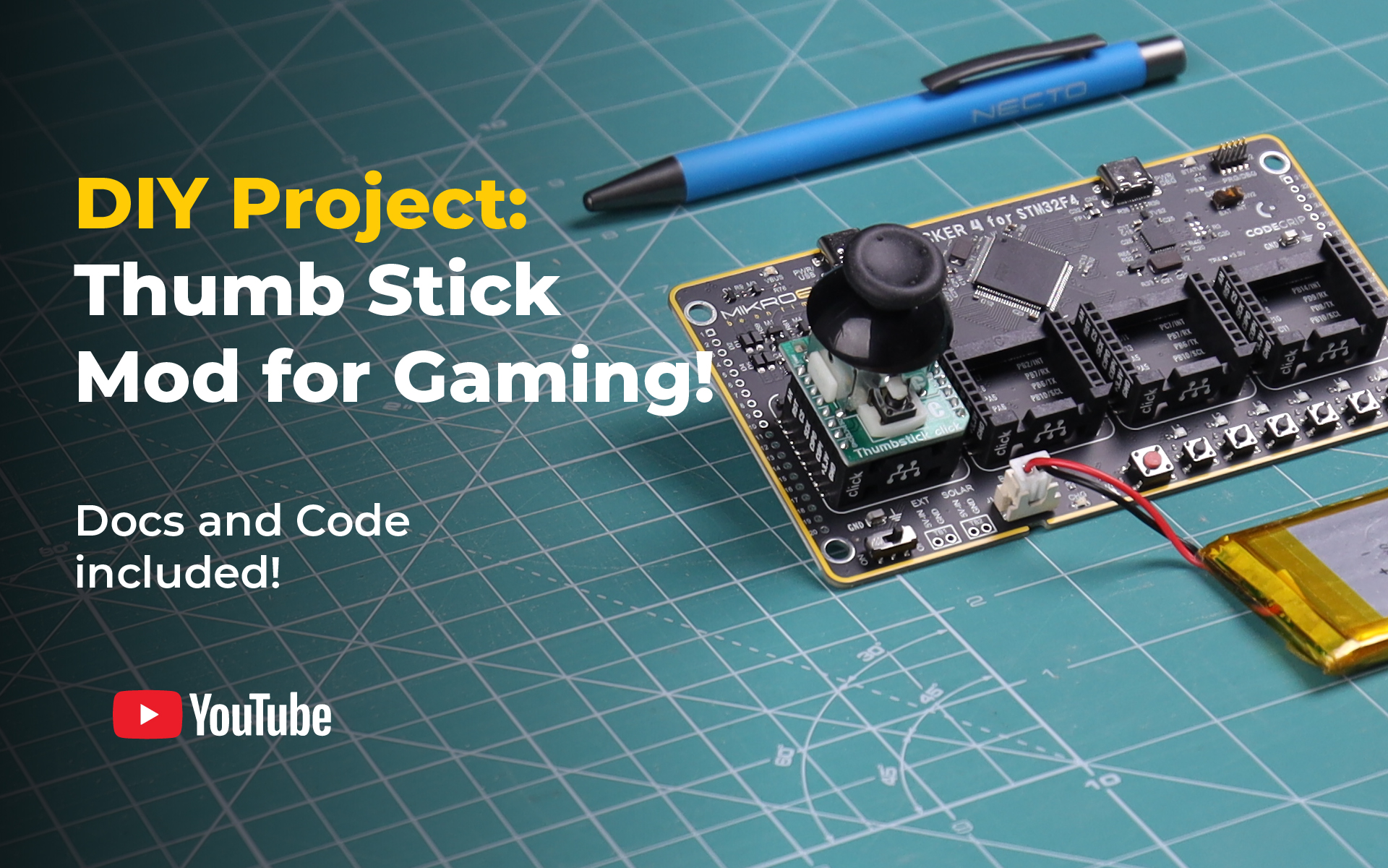 Building a Custom Gaming Controller| DIY Embedded Project! - MIKROE