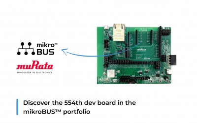 Discover the 554th dev board in the mikroBUS™ portfolio
