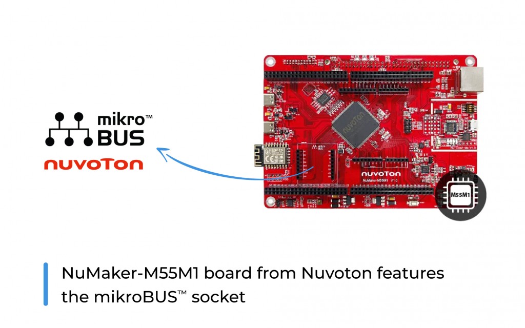 565 boards with mikroBUS™ socket