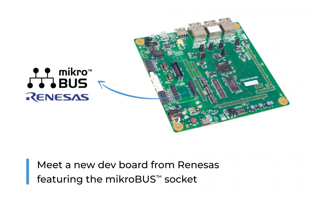 35th board from Renesas with mikroBUS™ socket