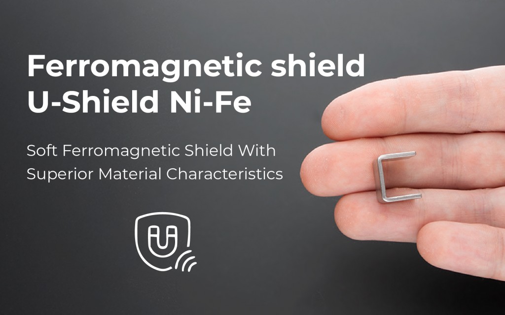 Ferromagnetic Shield U-Shield Ni-Fe designed for superior magnetic field control in planar current-sensing applications