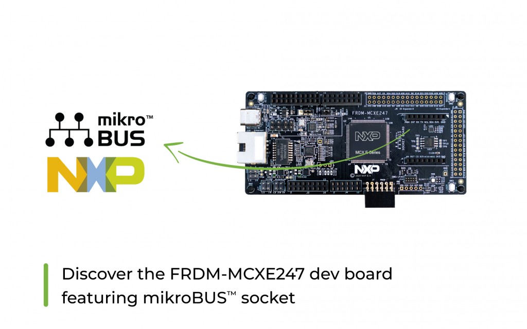 30th dev board from NXP with mikroBUS™ socket
