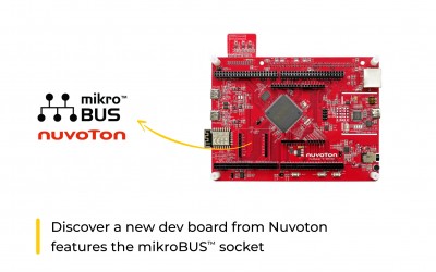 585th dev board with mikroBUS™ socket!