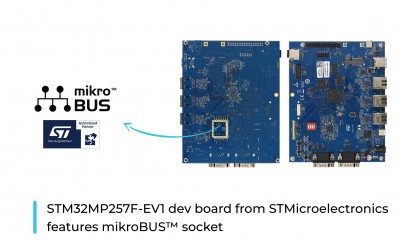 Discover a new board from STMicroelectronics with mikroBUS™ socket