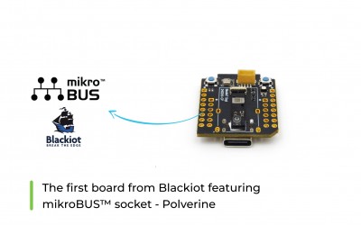 One more company adopted the mikroBUS™ standard - Blackiot