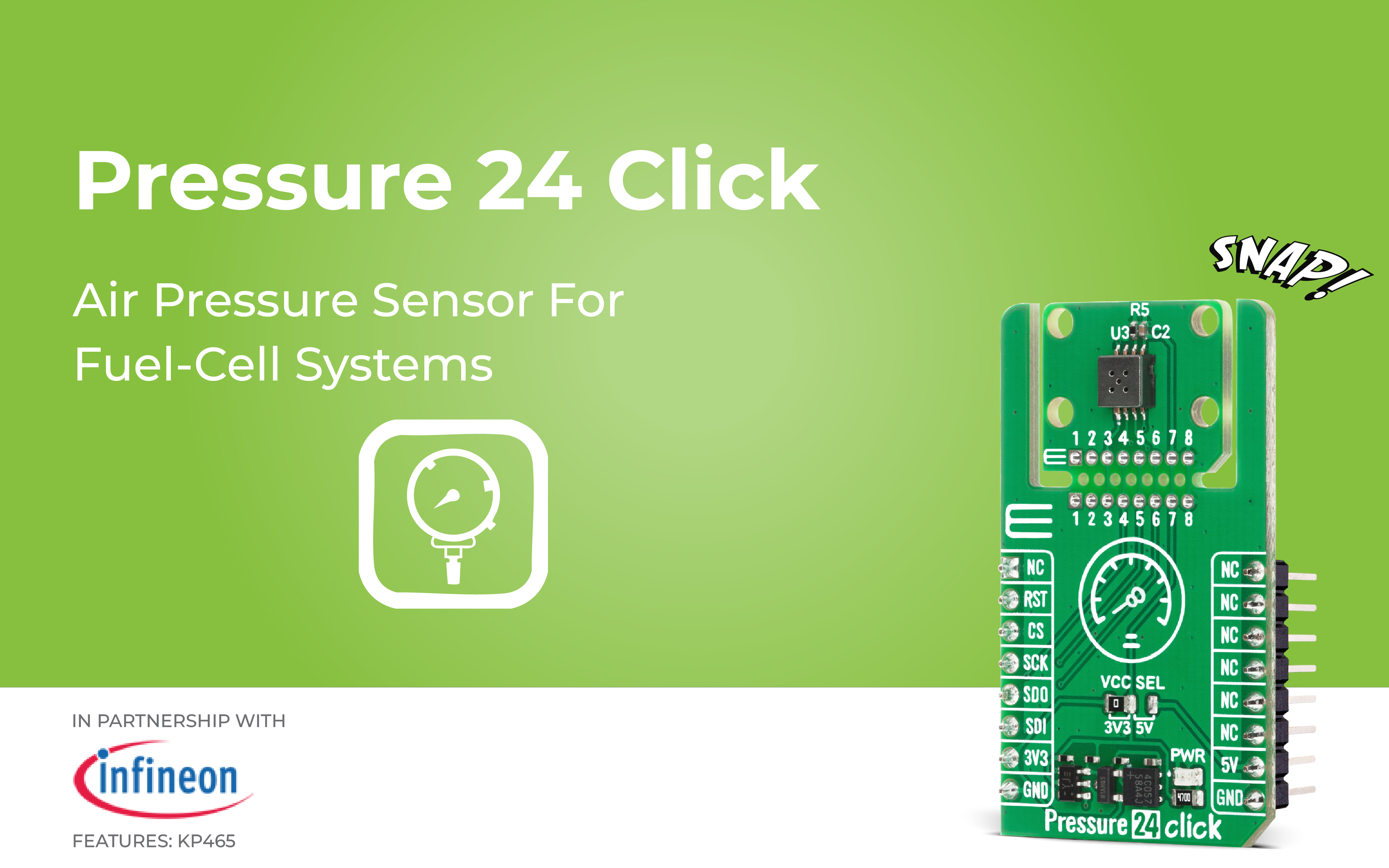 Pressure 24 Click designed for automotive barometric air pressure (BAP ...