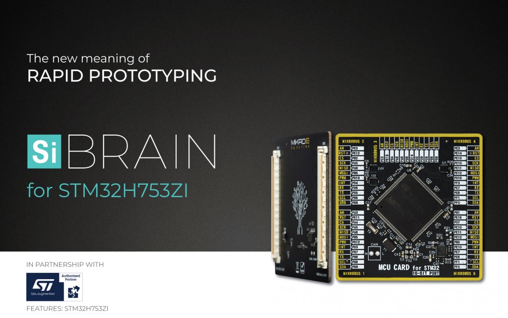 SiBRAIN for STM32H753ZI - Bringing STM32 Power to Your Next Design!