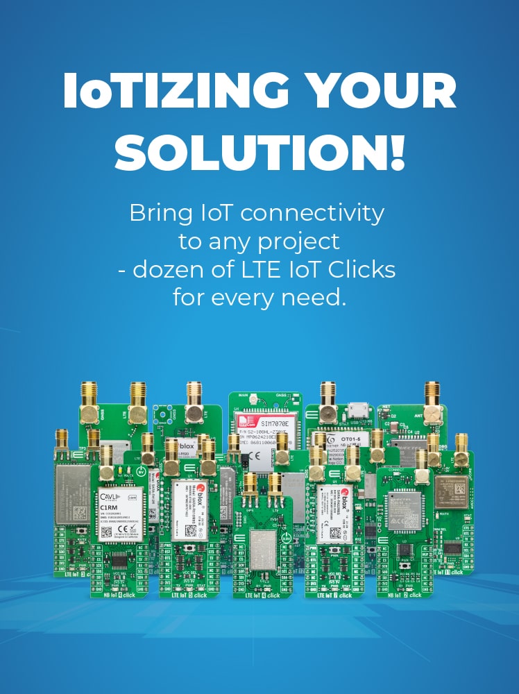 LTE IoT Click boards