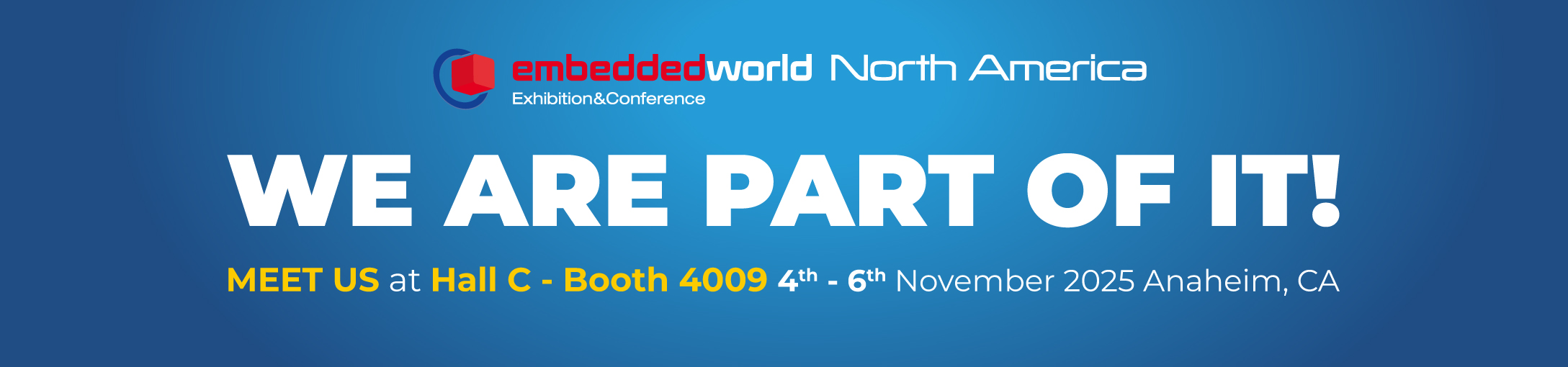 MIKROE is part of Embedded World 2025